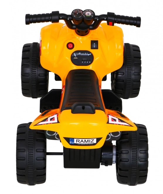Gyors gyermek akkumulátoros quad sárga – Sárga