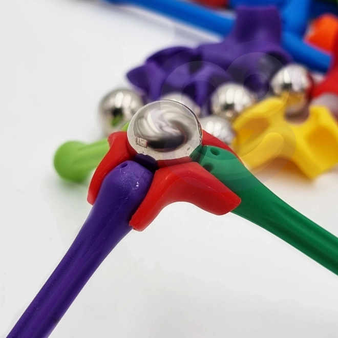 Mágneses építőelemek Woopie Kreatív puzzle 180 db