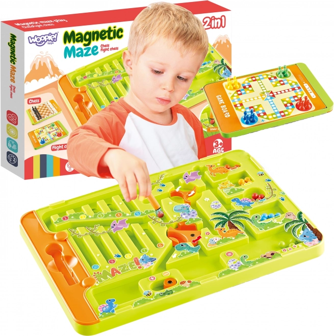 WOOPIE mágneses labirint 2v1 játék ember, ne mérgelődj