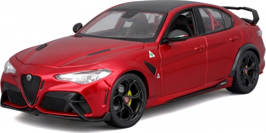 fém autómodell 1:18 BBURAGO Alfa Romeo Giulia GTA piros metál