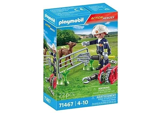 Playmobil állatmentő tűzoltó készlet