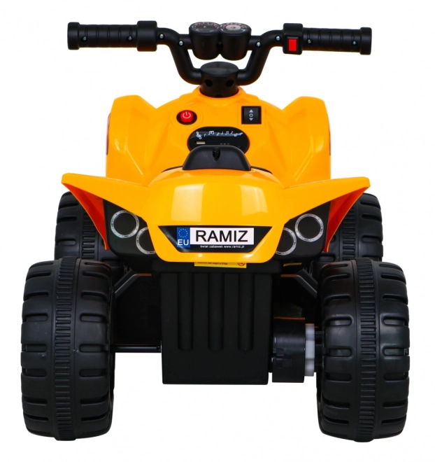 Gyors gyermek akkumulátoros quad sárga – Sárga