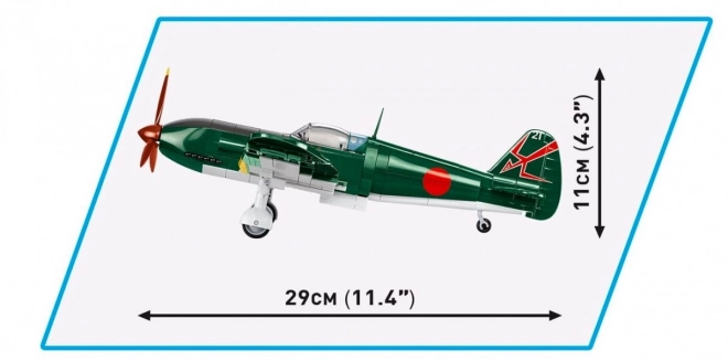 cobi kawasaki ki-61 "létkező fecske" modell