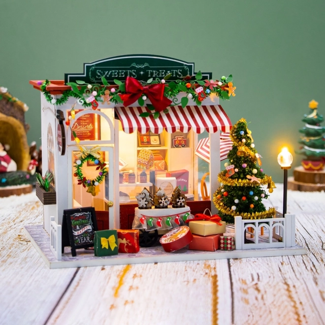 2Kids Toys miniatűr házikó karácsonyi cukrászda