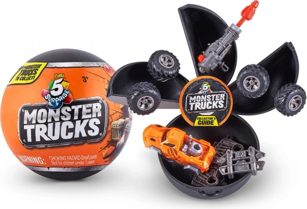 5 SURPRISE Monster Trucks – gyűjtői kapszula meglepetéssel