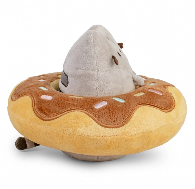 Pusheen plüss csokoládé fánkban