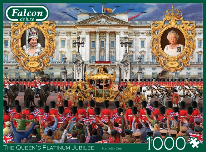 Falcon királynő platina jubileuma puzzle 1000 darabos