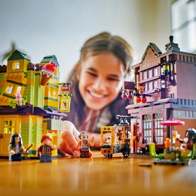 Első osztályú kviddicsfelszerelés és fagylaltozó LEGO Harry Potter