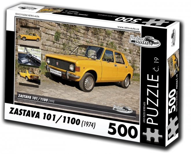 Retro Auta Puzzle Zastava 101-1100 500 darab