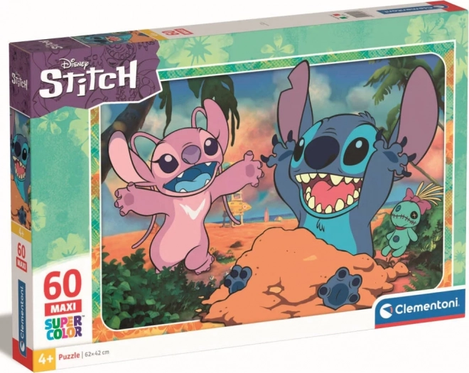 Stitch Maxi Puzzle 60 darabos készlet