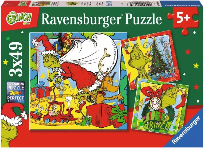 Ravensburger Grincs puzzle 3x49 darab