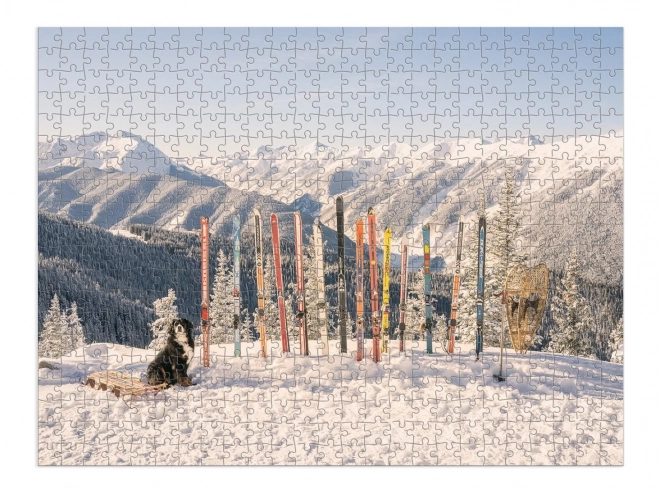 Galison téli ünnepek, 500 darabos puzzle