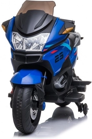 Gyermek akkumulátoros motorkerékpár Kék