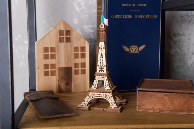 Ugears 3D Fa Mechanikus Puzzle Eiffel-torony