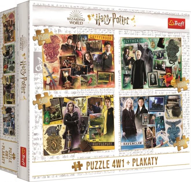 Harry Potter 4 az 1-ben puzzle készlet