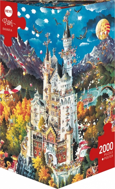 Heye Puzzle Bajorország 2000 Darabos