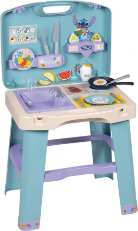 SMOBY STITCH mobil gyerekkonyha – konyha bőröndben