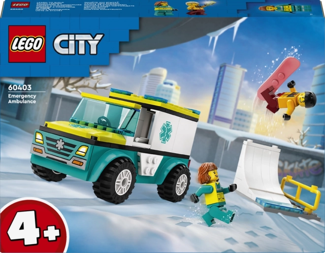 Mentőautó és Snowboardos LEGO® City