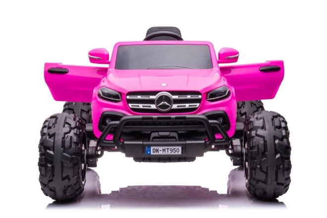 Rózsaszín Mercedes Akkumulátoros Autó Barbie