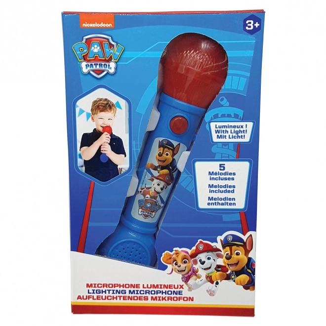 Világító PAW Patrol mikrofon dallamokkal