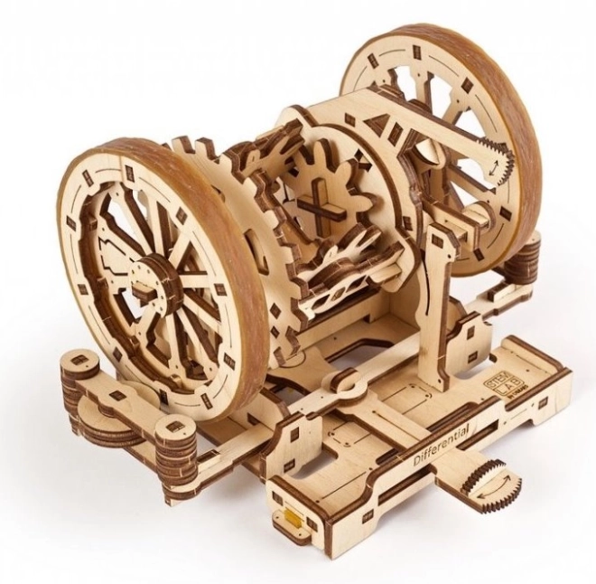 Ugears 3D fa mechanikus puzzle STEM oktatási differenciálmű