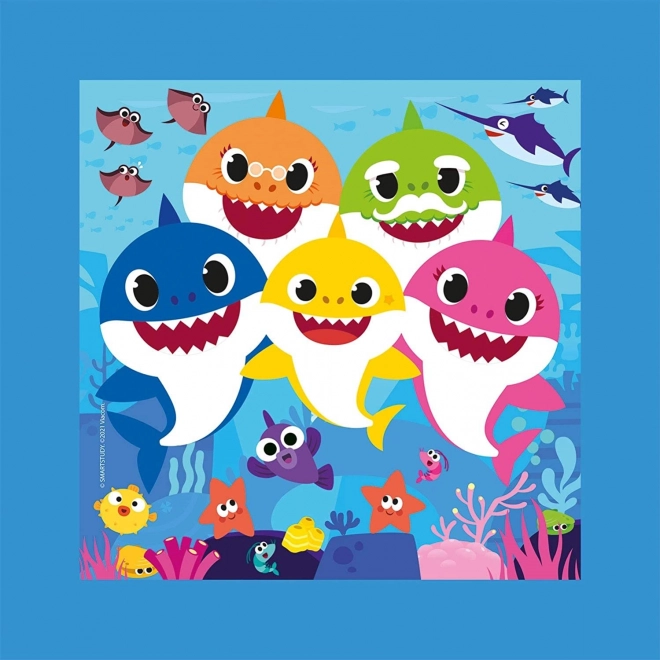 Baby Shark 60 darabos puzzle keretben