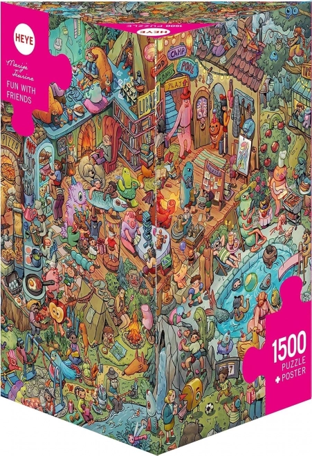 HEYE Puzzle Szórakozás a barátokkal 1500 darabos