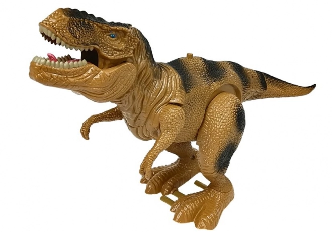 Dinoszaurusz Tyrannosaurus Rex elemes barna