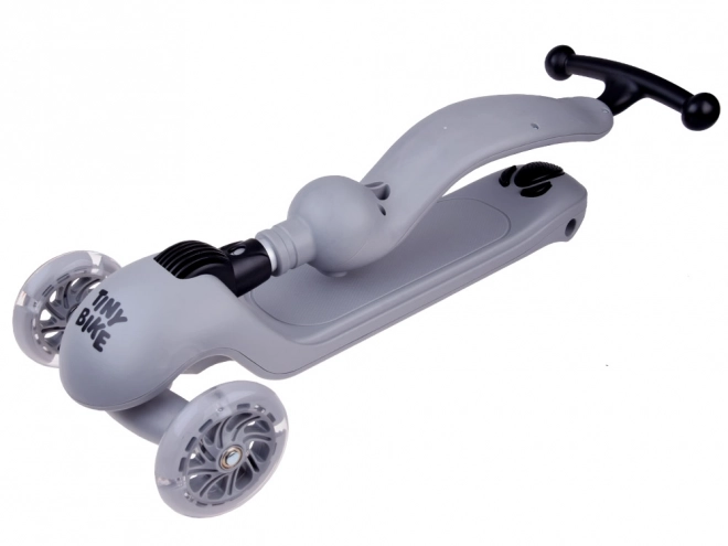 Tiny Bike gyerek futóbicikli és roller 2 az 1-ben – Szürke