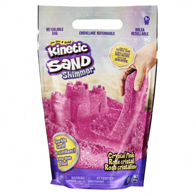 Kinetikus homok csillogó rózsaszín homok 0,9 kg