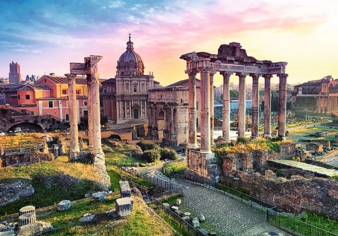 A Forum Romanum ikonikus látványa