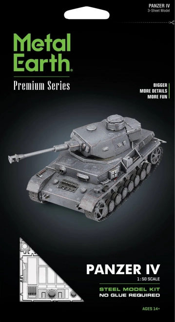 3D fém puzzle prémium sorozat: Tank Panzer IV