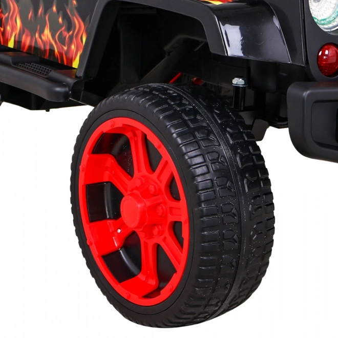 Terén jármű Raptor Drifter Flames + Távirányítás + Hajtás 4x4 + Tároló hely + Lassú indítás + MP3 LED