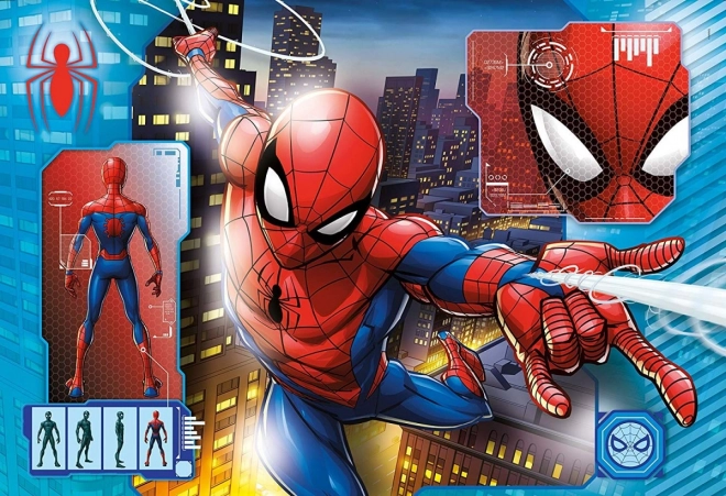 Spider-Man szuper színes maxi puzzle 24 db.