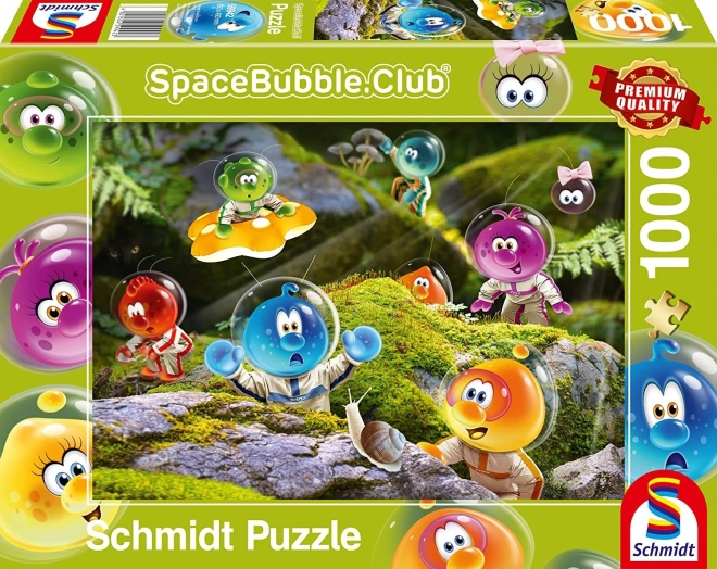 Schmidt puzzle űrbuborék klub: Landolás a mohás erdőben 1000 darab