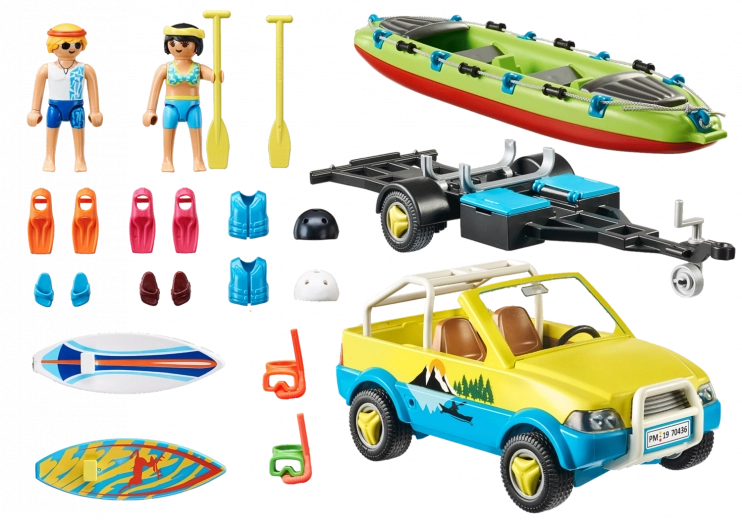 Autó és utánfutó minden strandkalandra készen