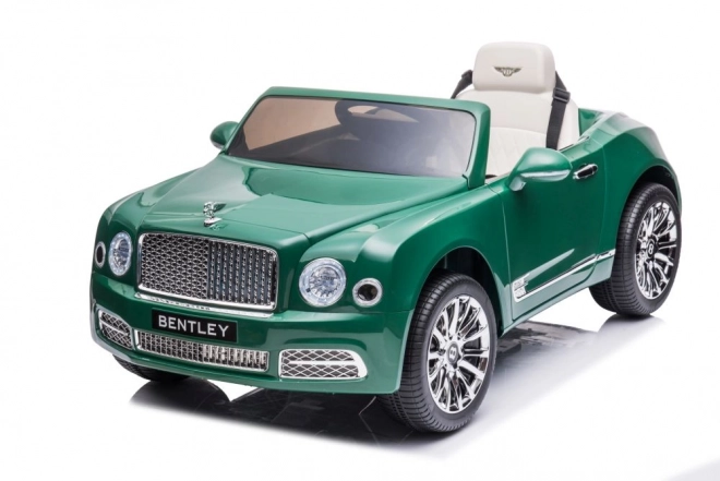 Bentley mulsanne zöld akkumulátoros autó