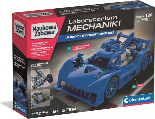 Mechanikai laboratórium – hosszútávú versenyautó CLEMENTONI