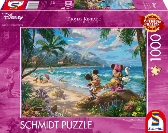 Minnie és Mickey Hawaii Puzzle 1000 darabos készlet