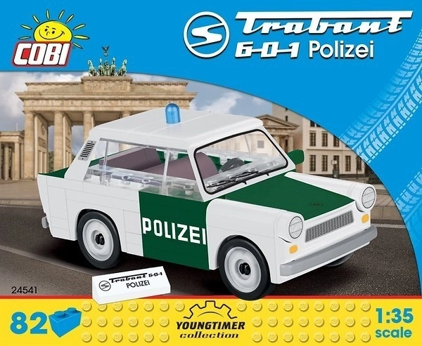 Trabant 601 Rendőrautó 1:35 méretarány