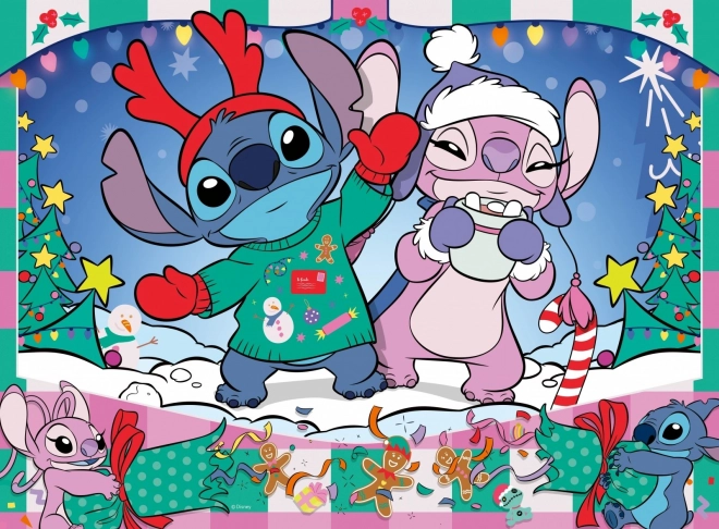 Stitch Karácsonyi Kirakó Disney