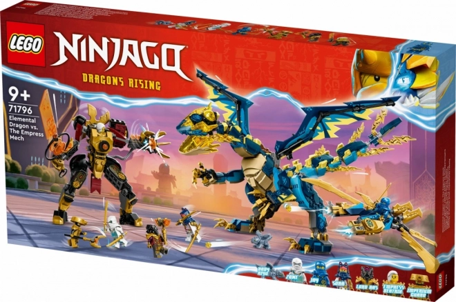 Lego ninjago elem sárkány a császárnő robotja ellen