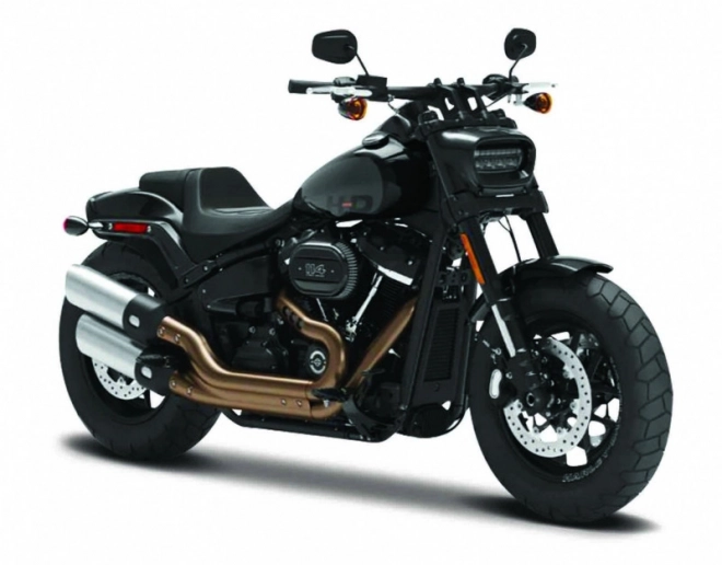 Fém modell HD 2022 Fat Bob 114 1/18 fekete
