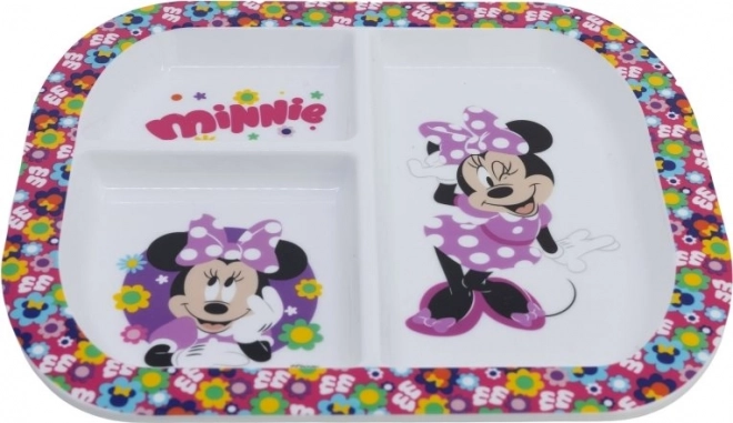 Gyerek téglalap alakú tányér Minnie motívummal