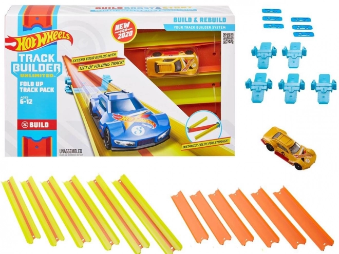 Hot Wheels pályaépítő összecsukható készlet