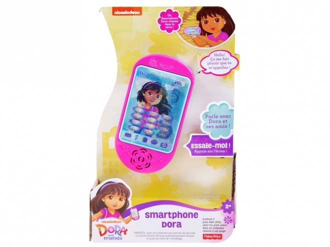 Interaktív babatelefon Dora