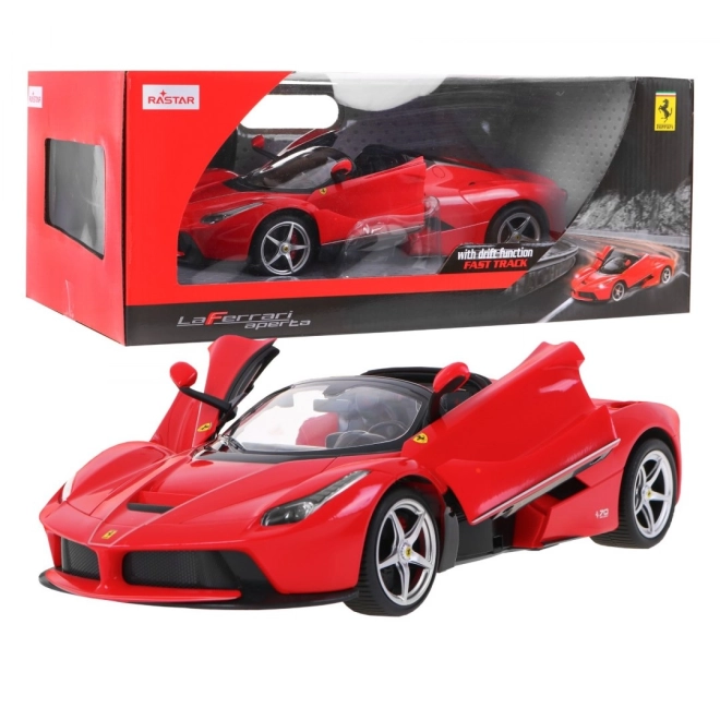 Ferrari LaFerrari Aperta RASTAR modell 1:14 Távirányítós autó + 2,4 GHz távirányító – Piros