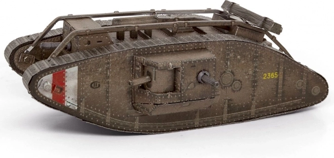 3D fém puzzle Brit tank Mark IV