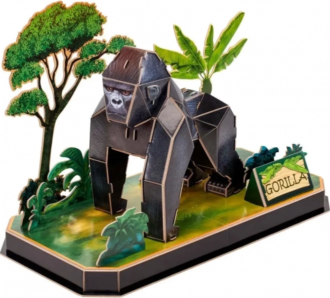 3D Puzzle Állatok - Gorilla