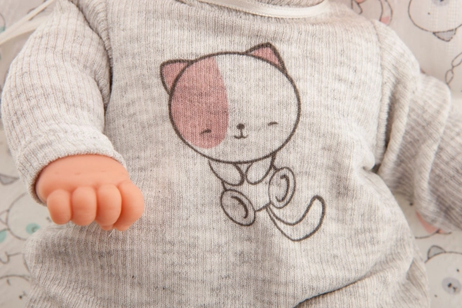 Antonio Juan 11115 KIKA - valósághű baba hangokkal és puha textil testtel - 27 cm